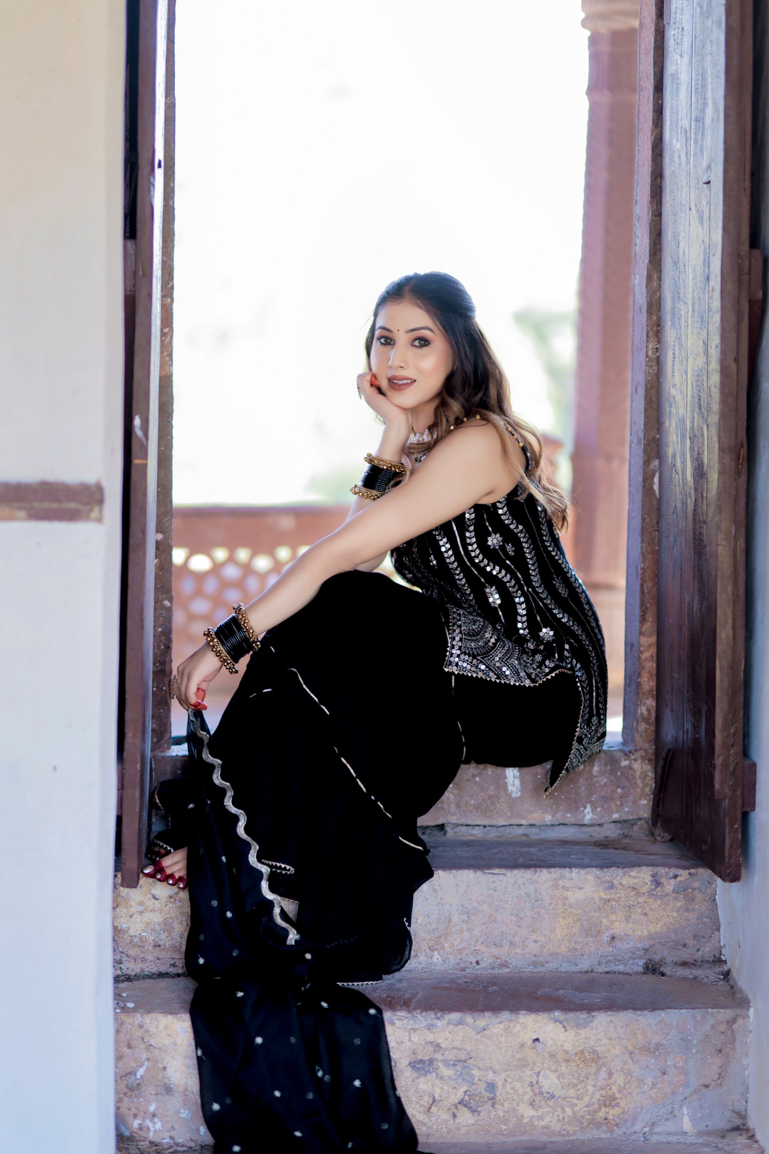 Nazakat-E-Shaam Kurta Sharara Set