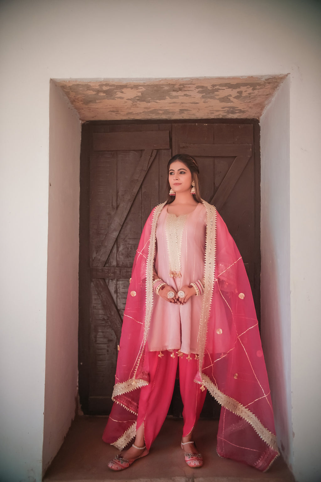 Nazakat- E- Gulnaz Kurta Tulip Pants Set