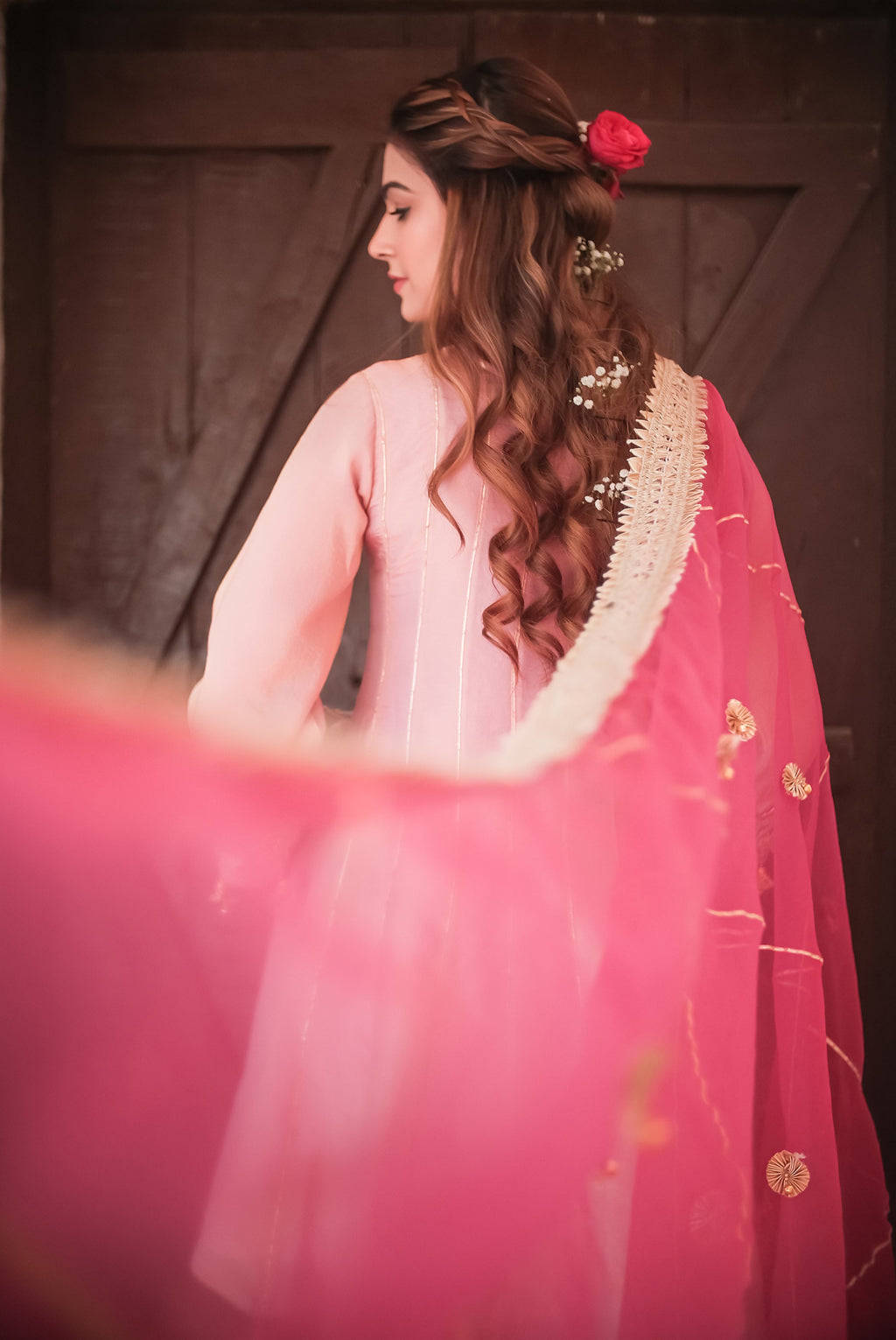 Nazakat- E- Gulnaz Kurta Tulip Pants Set