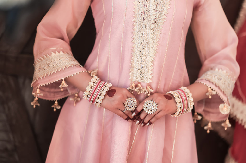 Nazakat- E- Gulnaz Kurta Tulip Pants Set