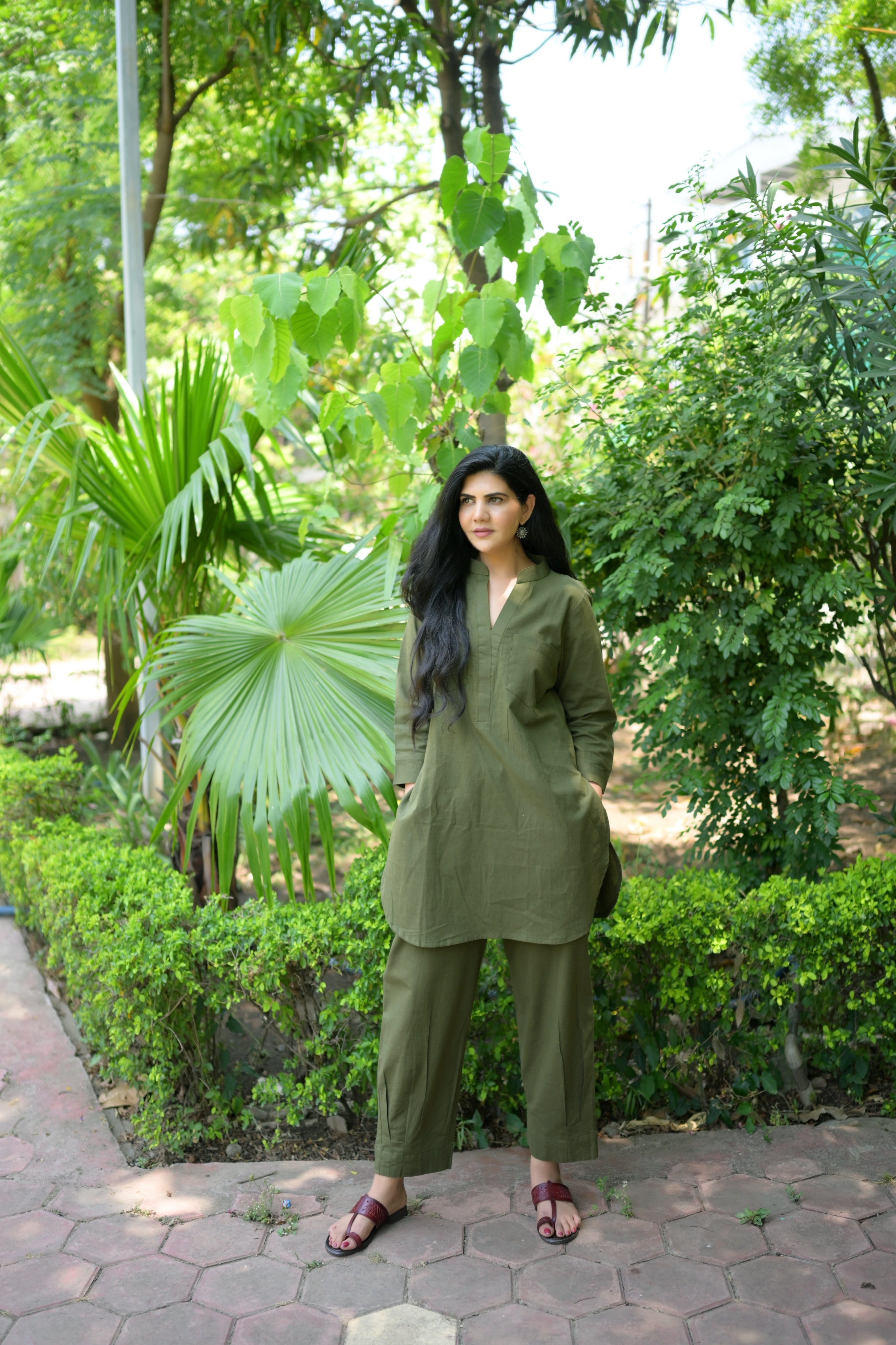 Green Organic Cotton Co-ord Set