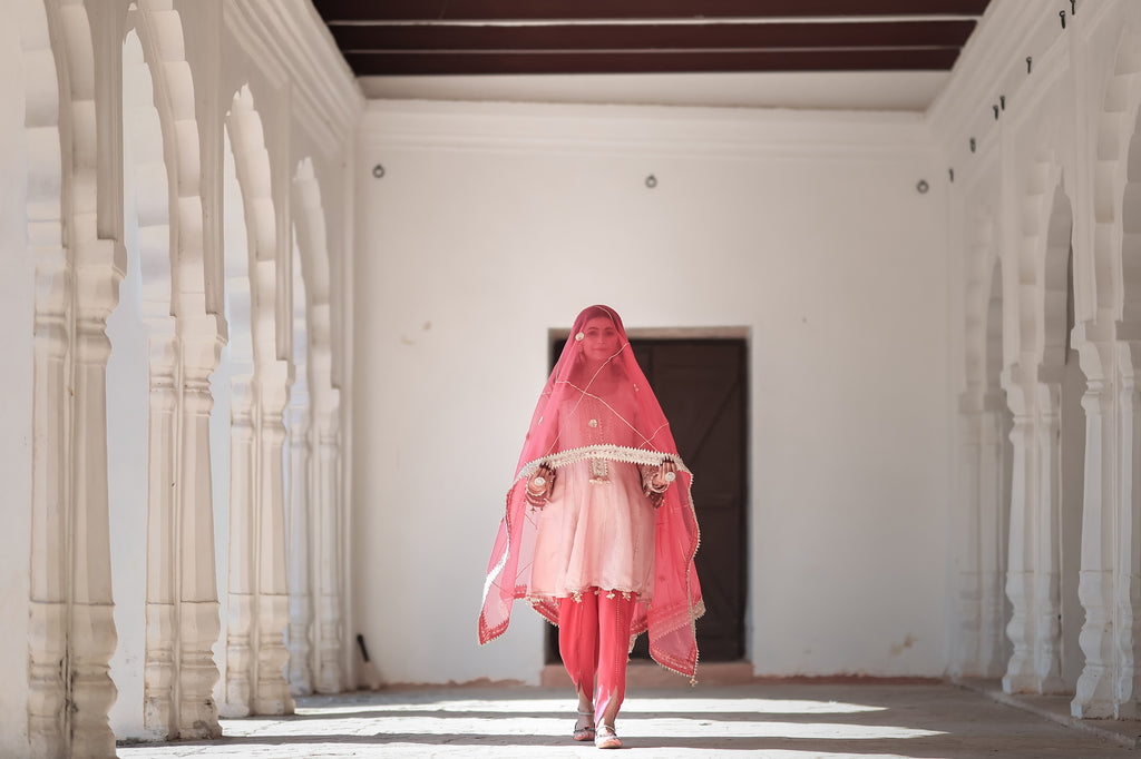 Nazakat- E- Gulnaz Kurta Tulip Pants Set