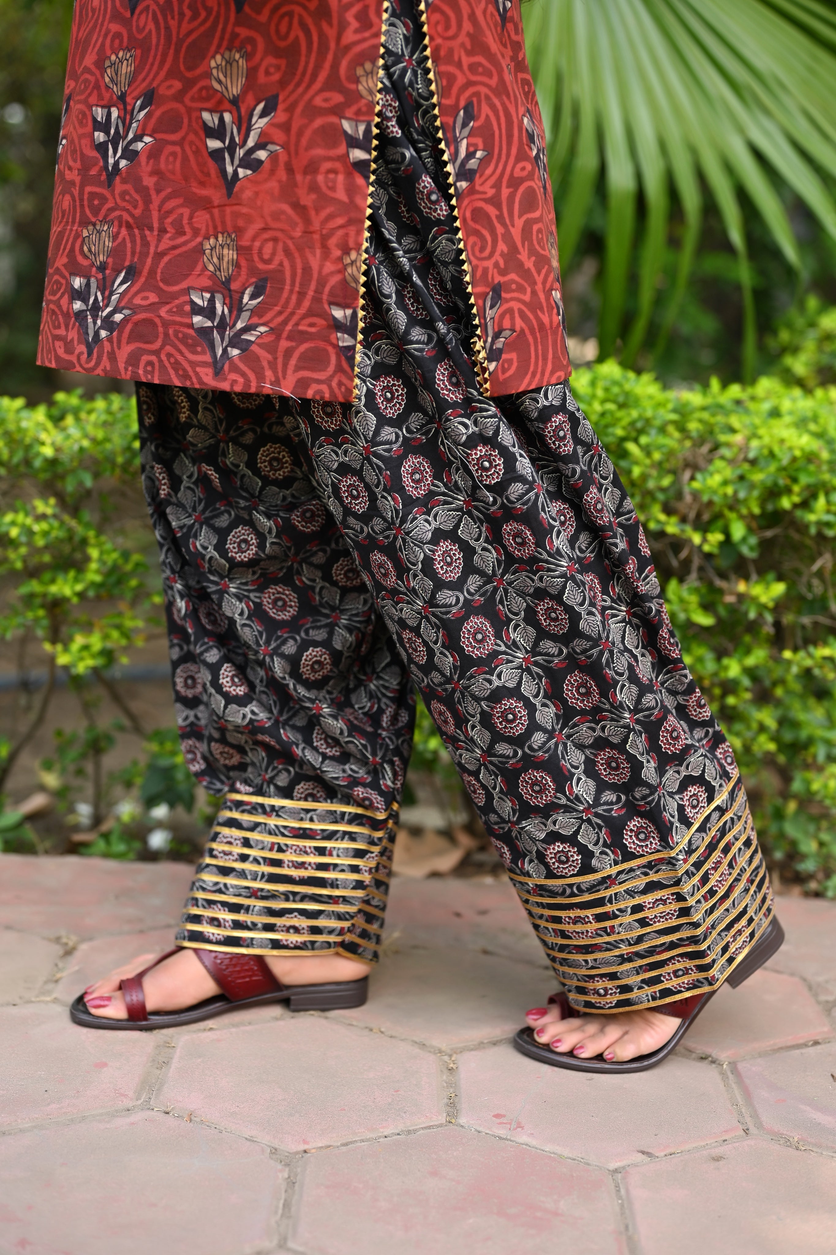 Fiza Festive Farshi Salwar Co-ord Set