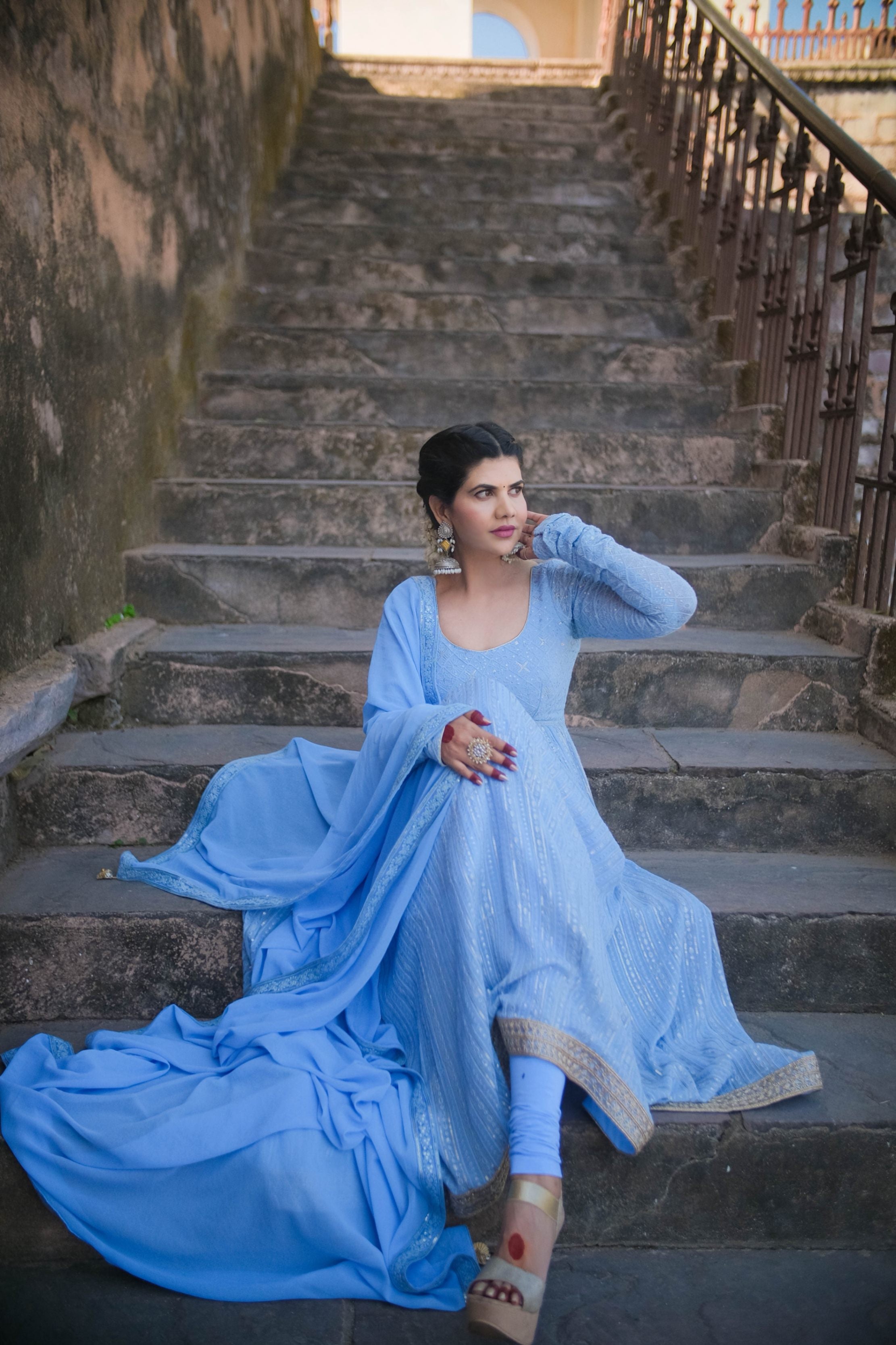 Nazakat- E-Ishq Anarkali Set