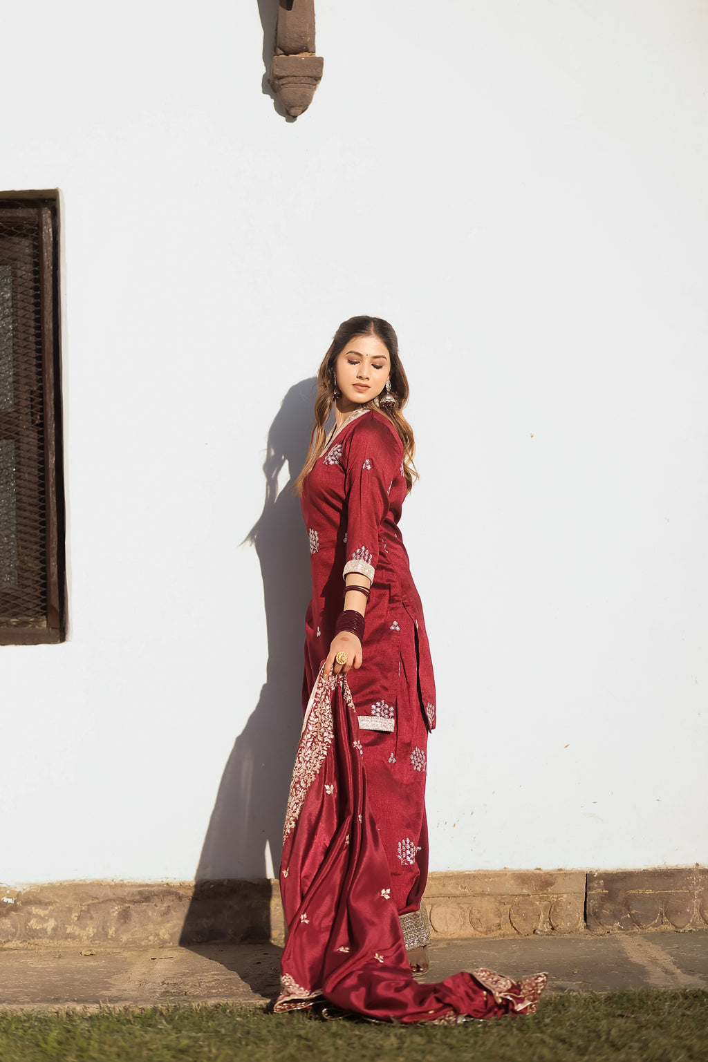 Nazakat-E-Tehzeeb Kurta with Farshi Salwaar Set