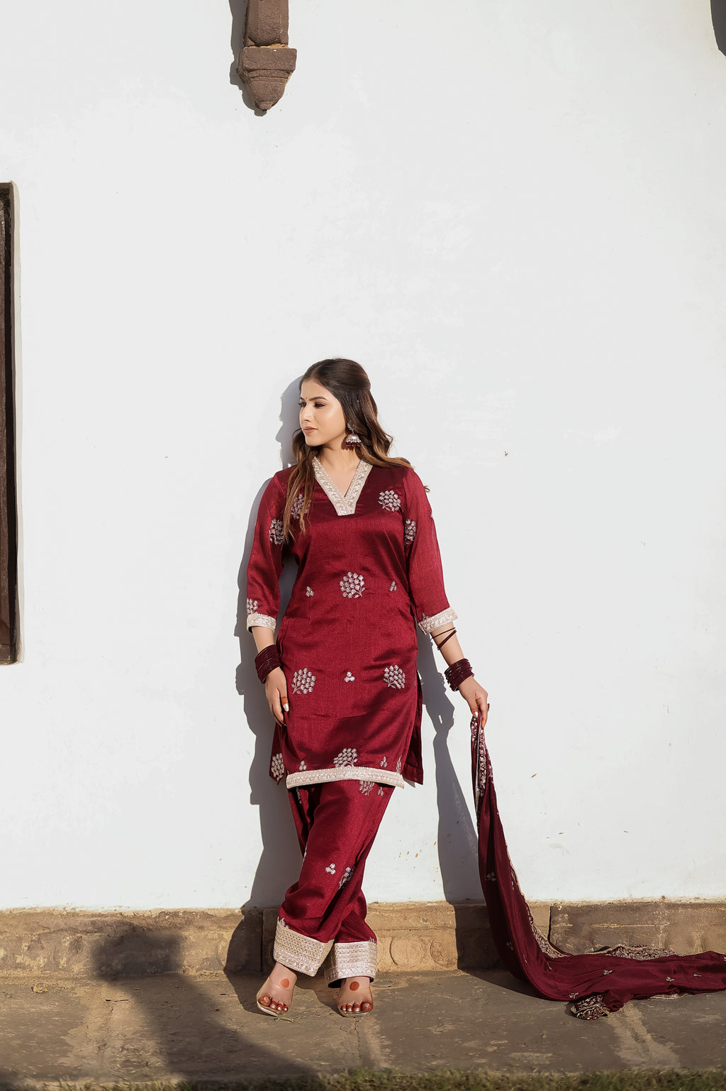 Nazakat-E-Tehzeeb Kurta with Farshi Salwaar Set