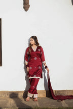 Nazakat-E-Tehzeeb Kurta with Farshi Salwaar Set