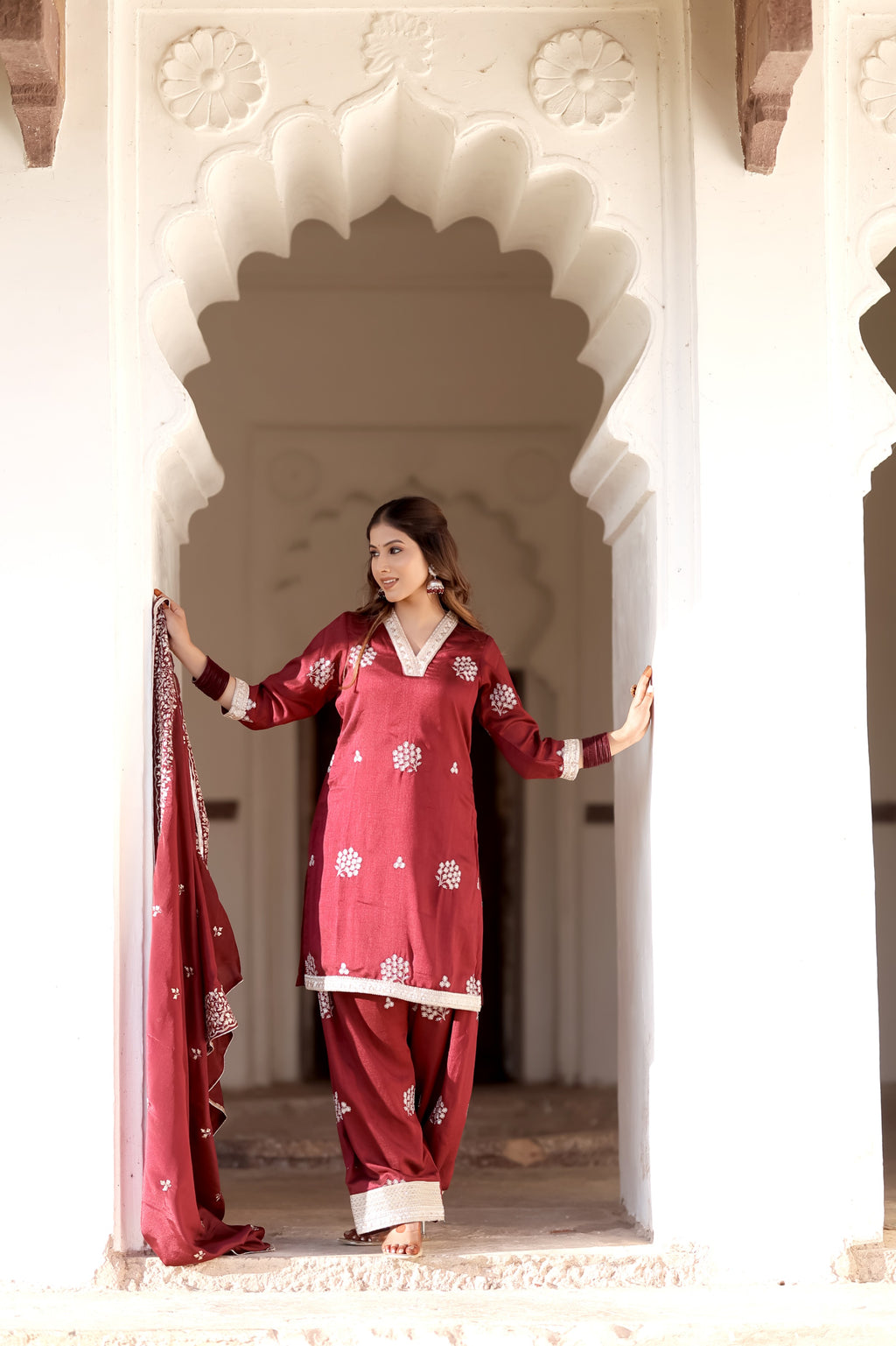 Nazakat-E-Tehzeeb Kurta with Farshi Salwaar Set