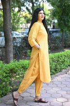 Sunflower Cotton Co-ord Set