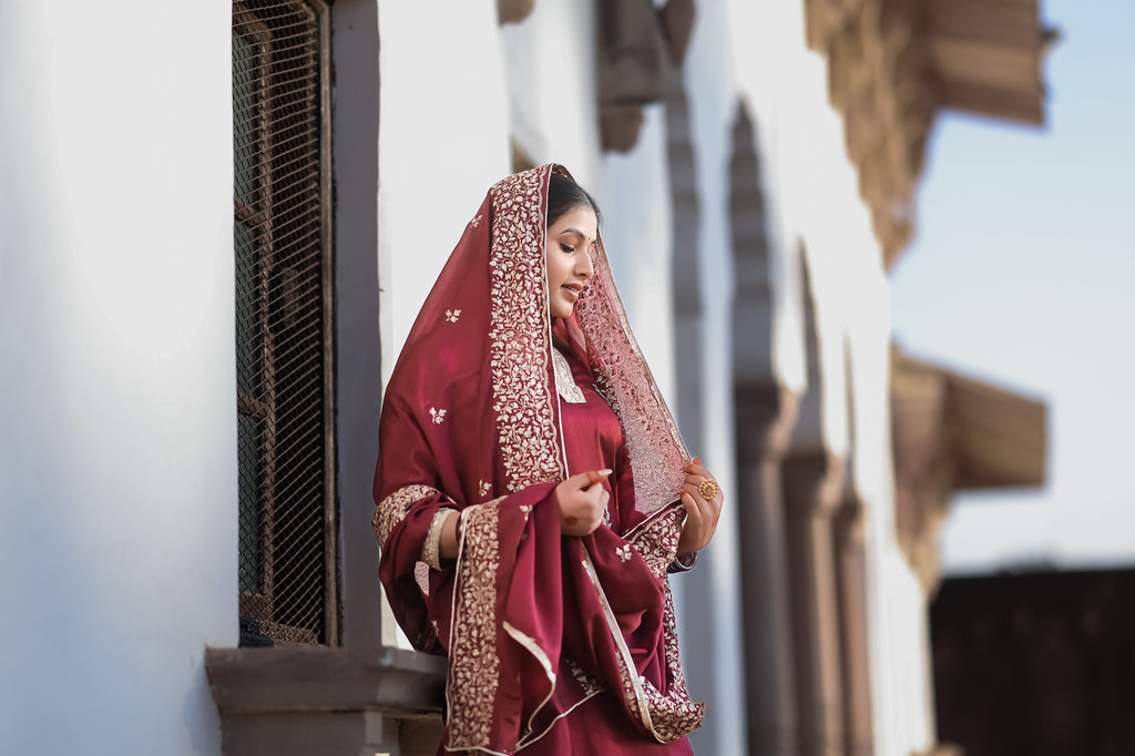 Nazakat-E-Tehzeeb Kurta with Farshi Salwaar Set