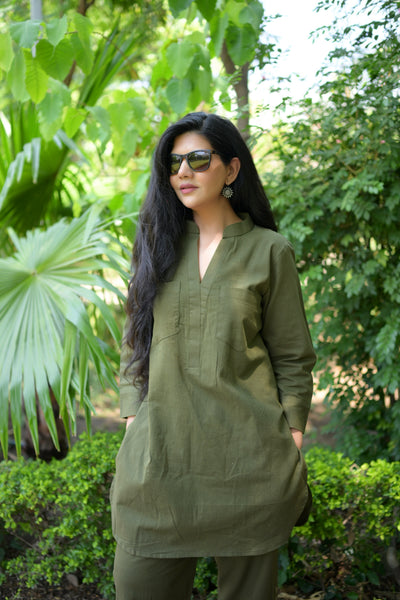 Green Organic Cotton Co-ord Set