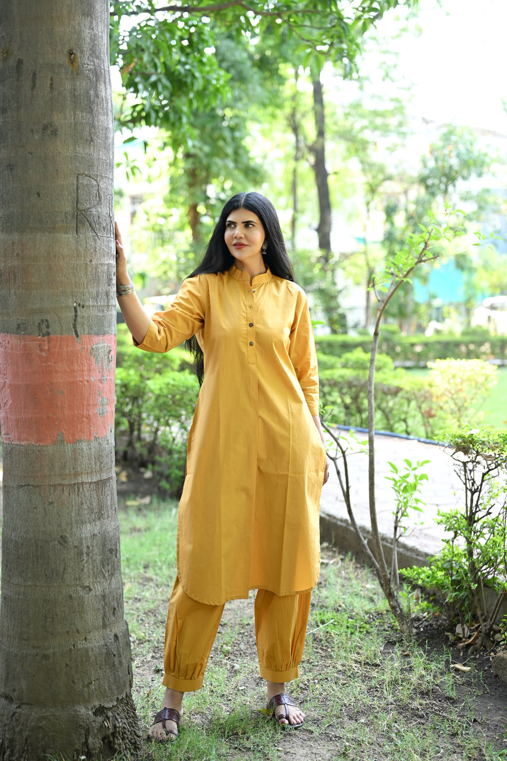 Sunflower Cotton Co-ord Set