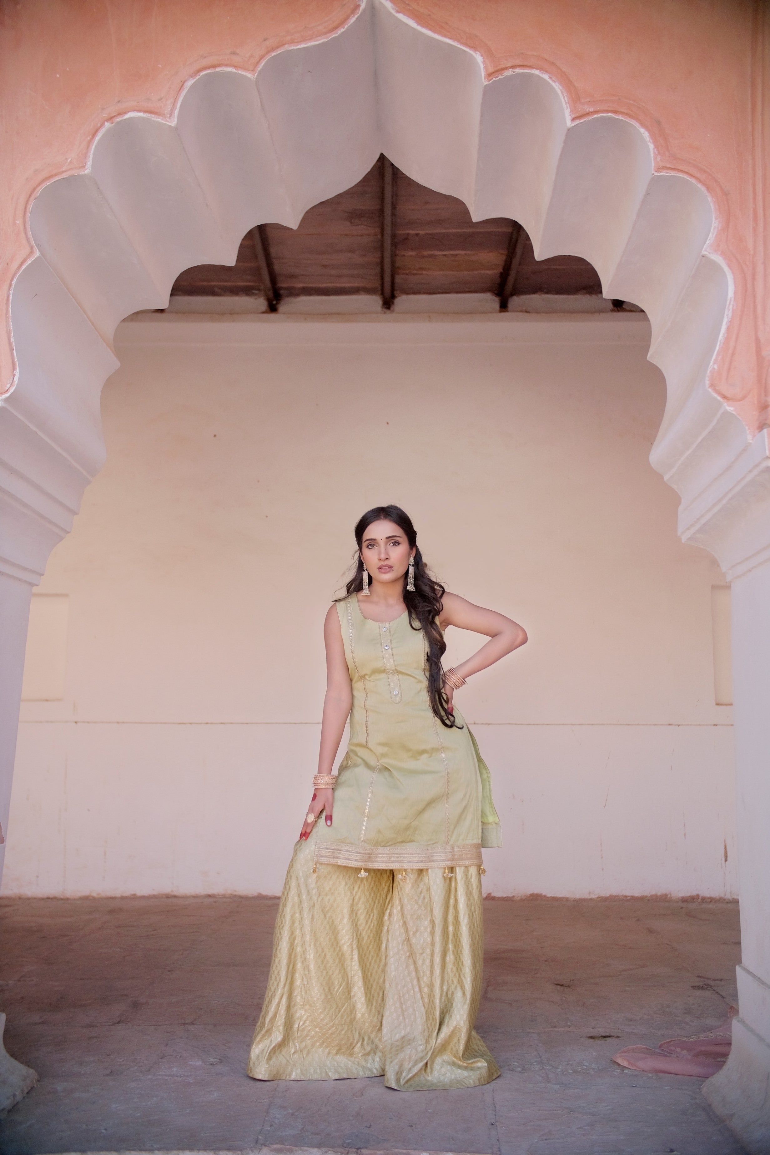 Nazakat -E-Rubab Kurta Sharara Set