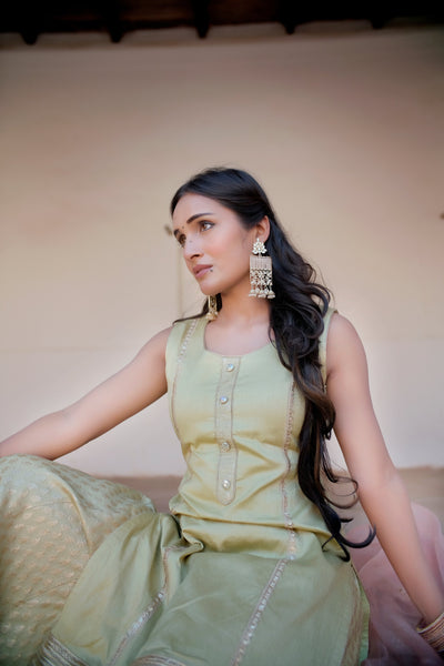 Nazakat -E-Rubab Kurta Sharara Set hover image