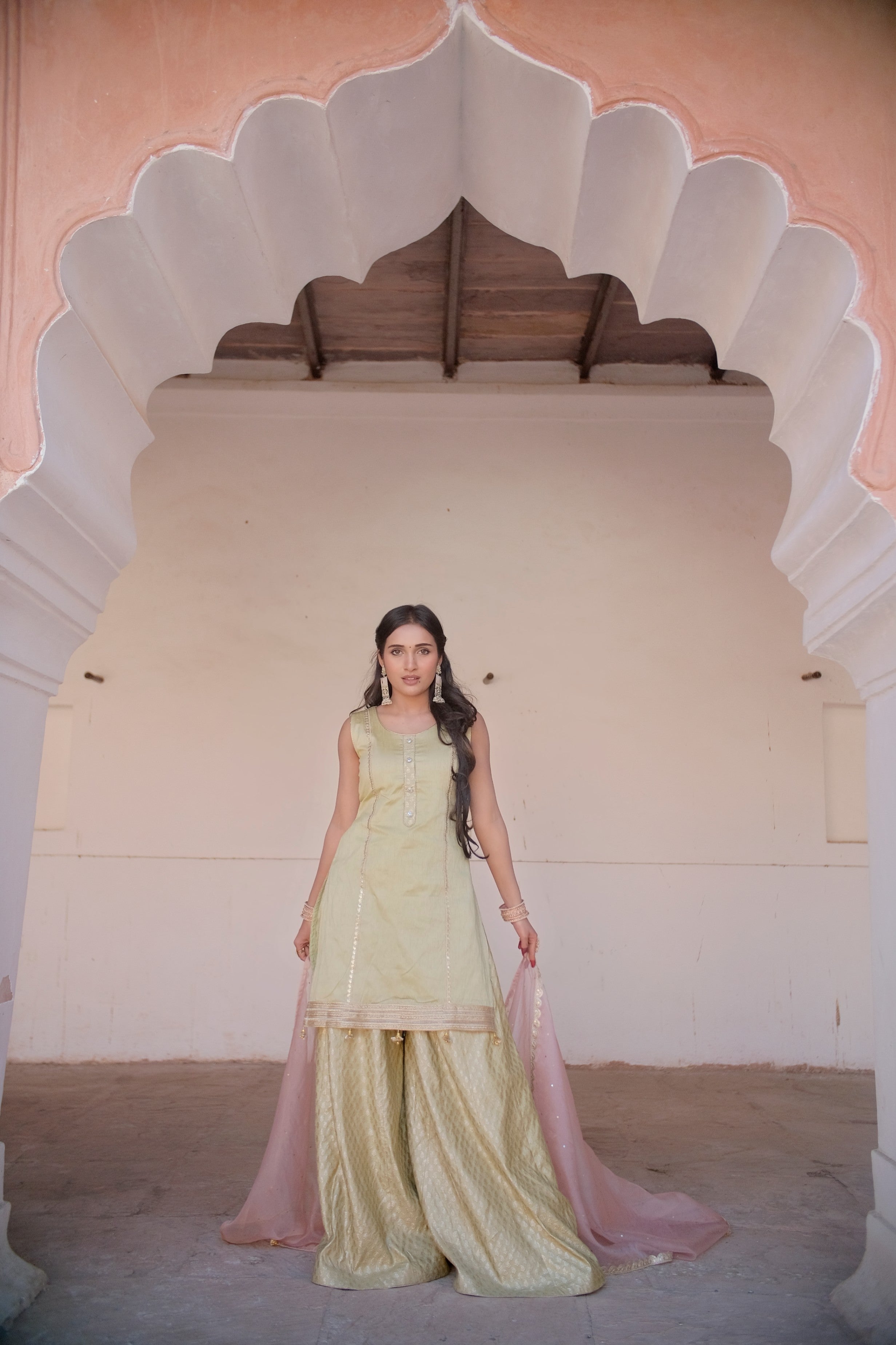 Nazakat -E-Rubab Kurta Sharara Set