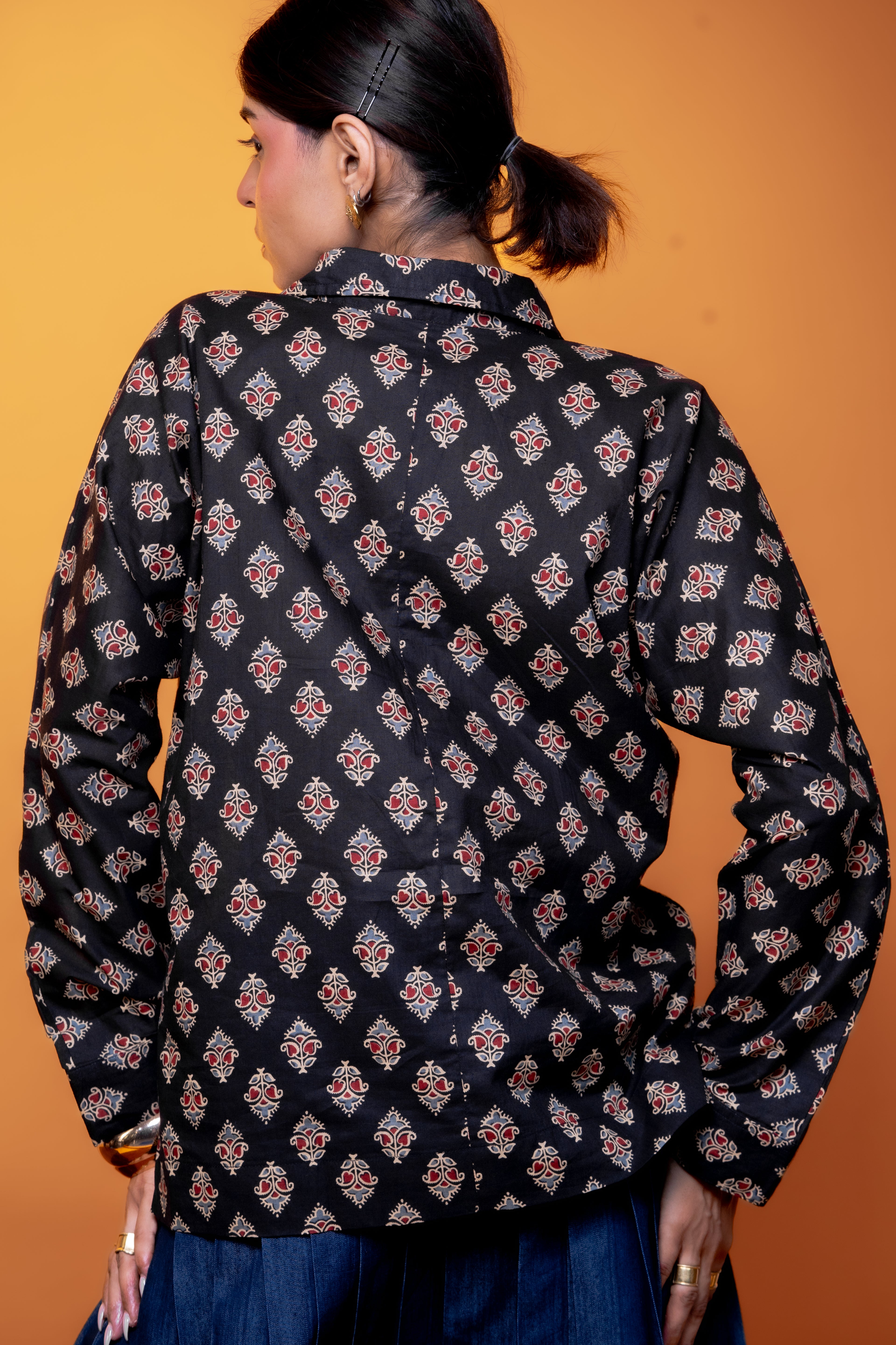 Kalamkari Noir Shirt