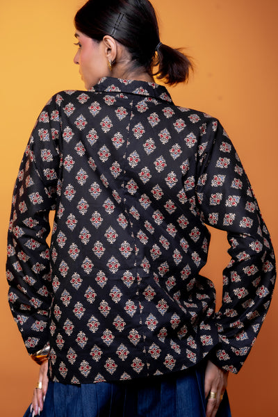 Kalamkari Noir Shirt hover image