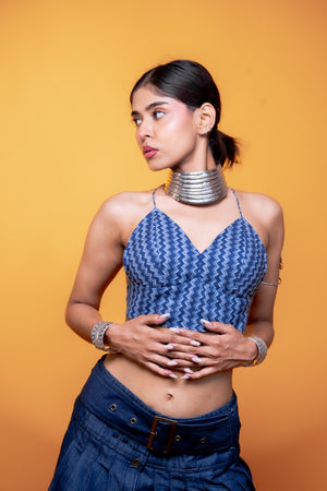 Blue Banjaran Bralette