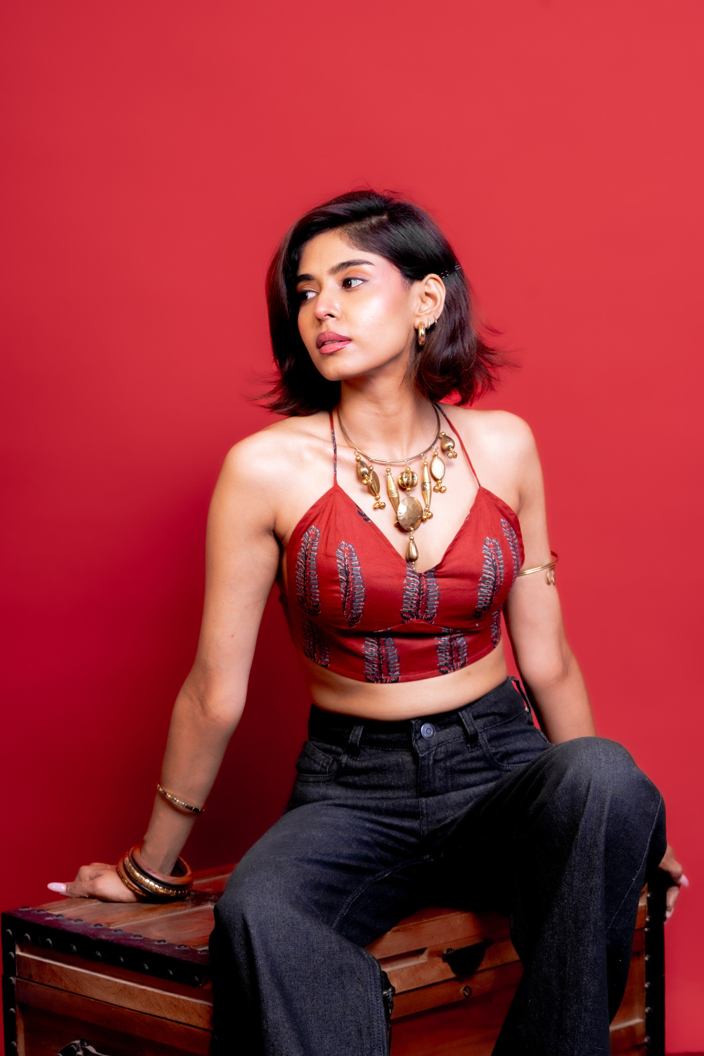 Surkh Saaz Bralette