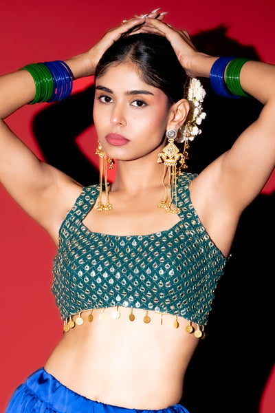 Morni-E-Aangan Lehenga Set hover image