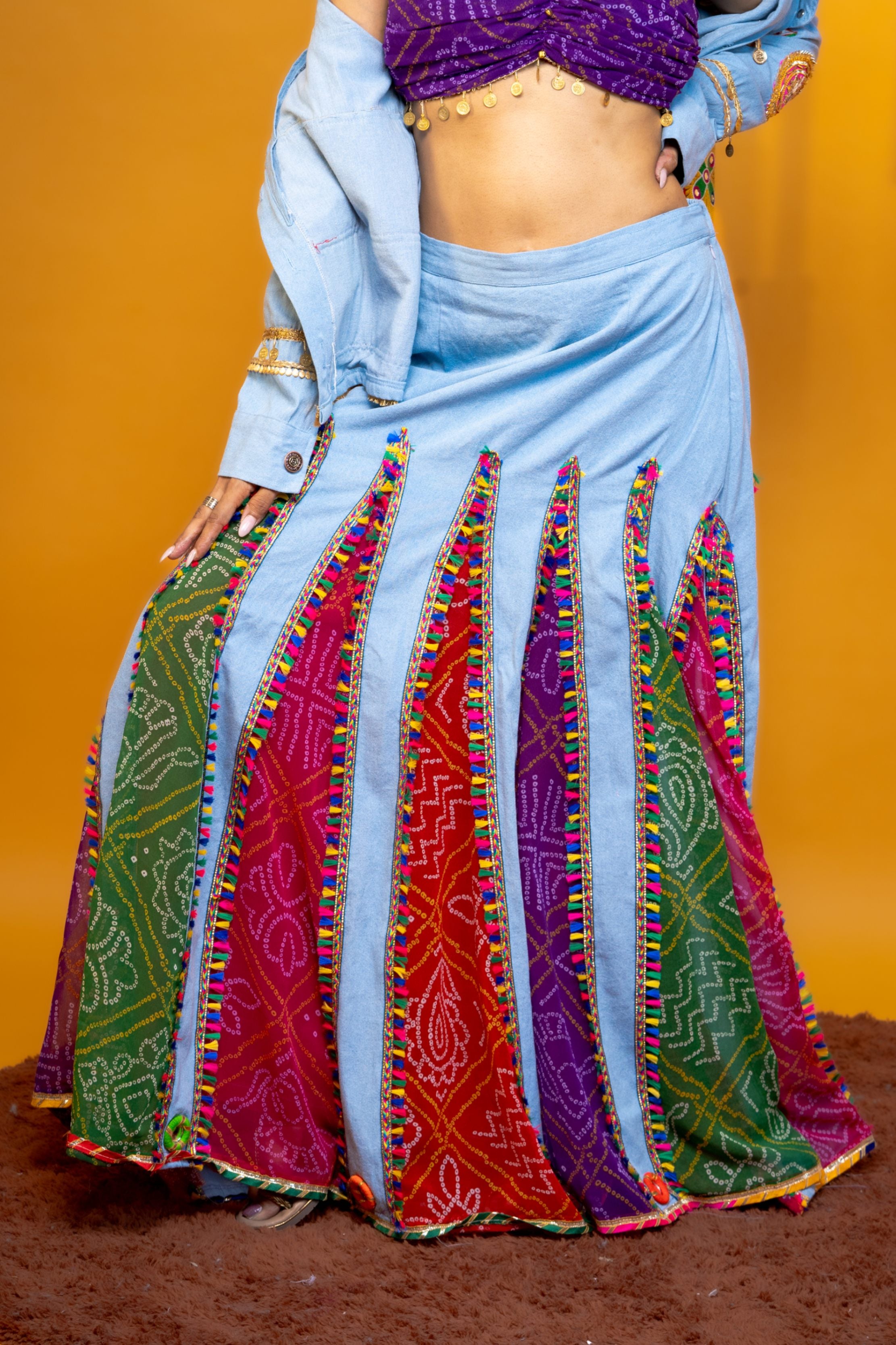 Jamuni Ruche Skirt