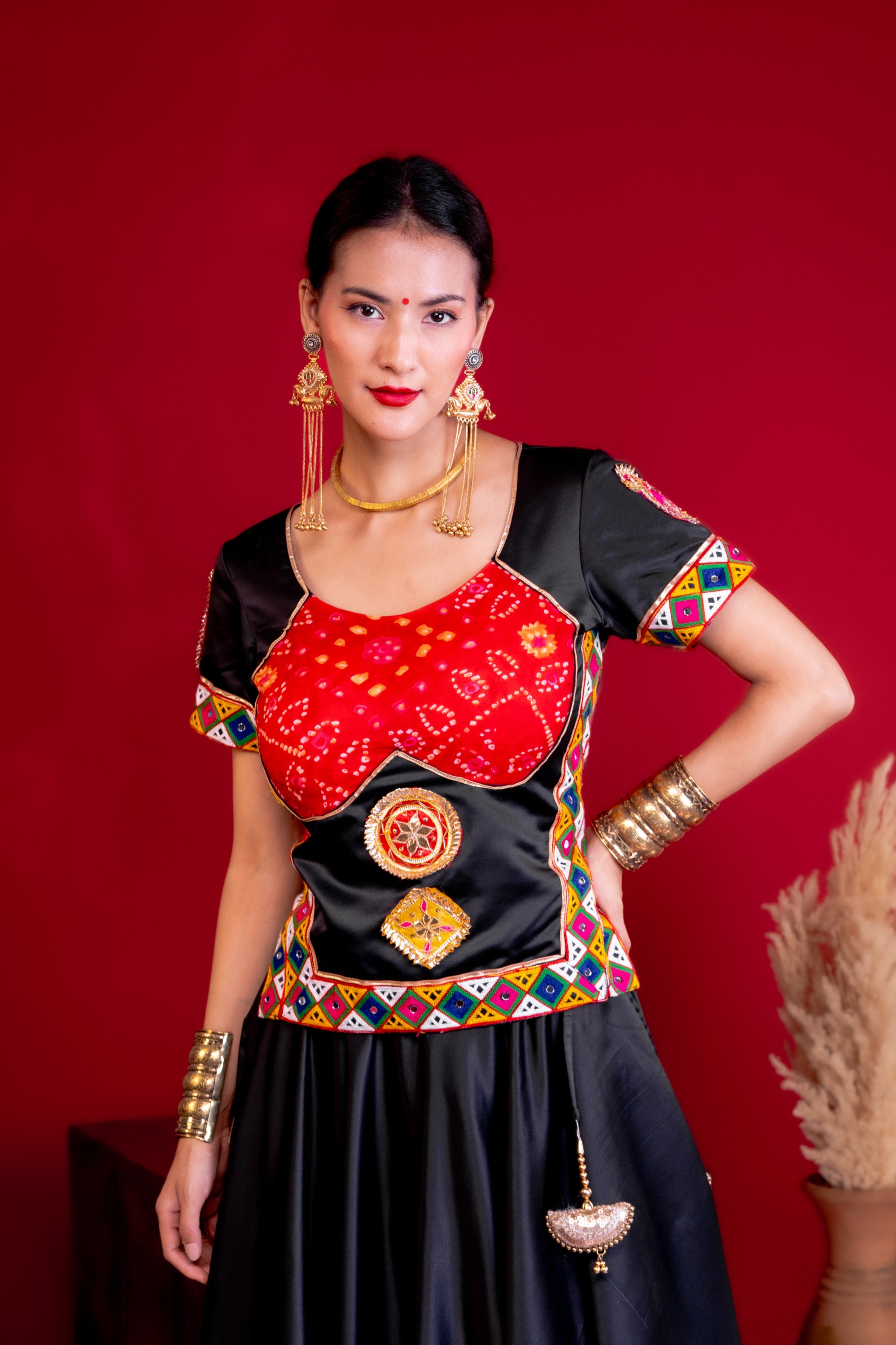 Shringar Rouge Blouse