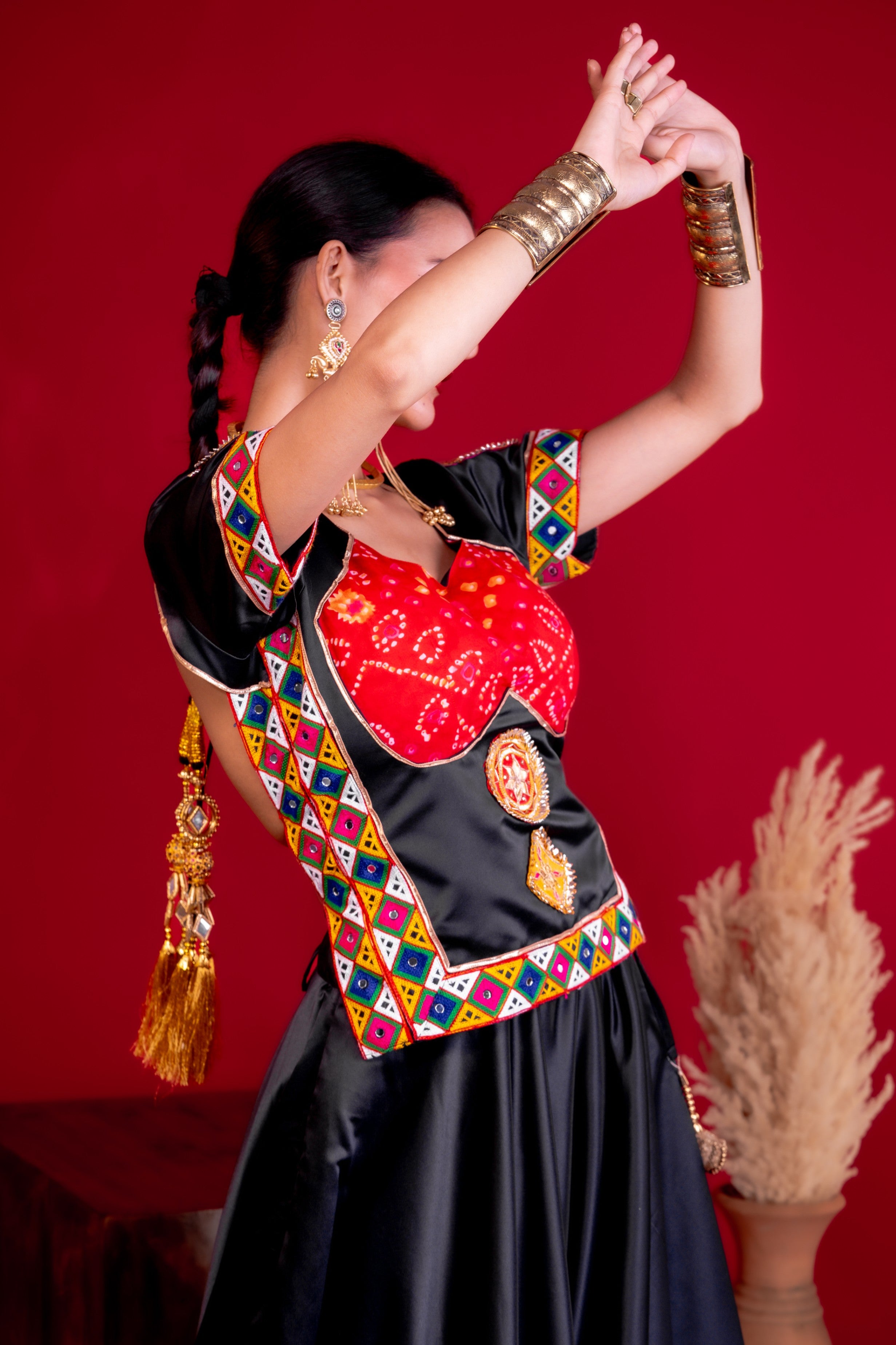 Shringar Rouge Blouse