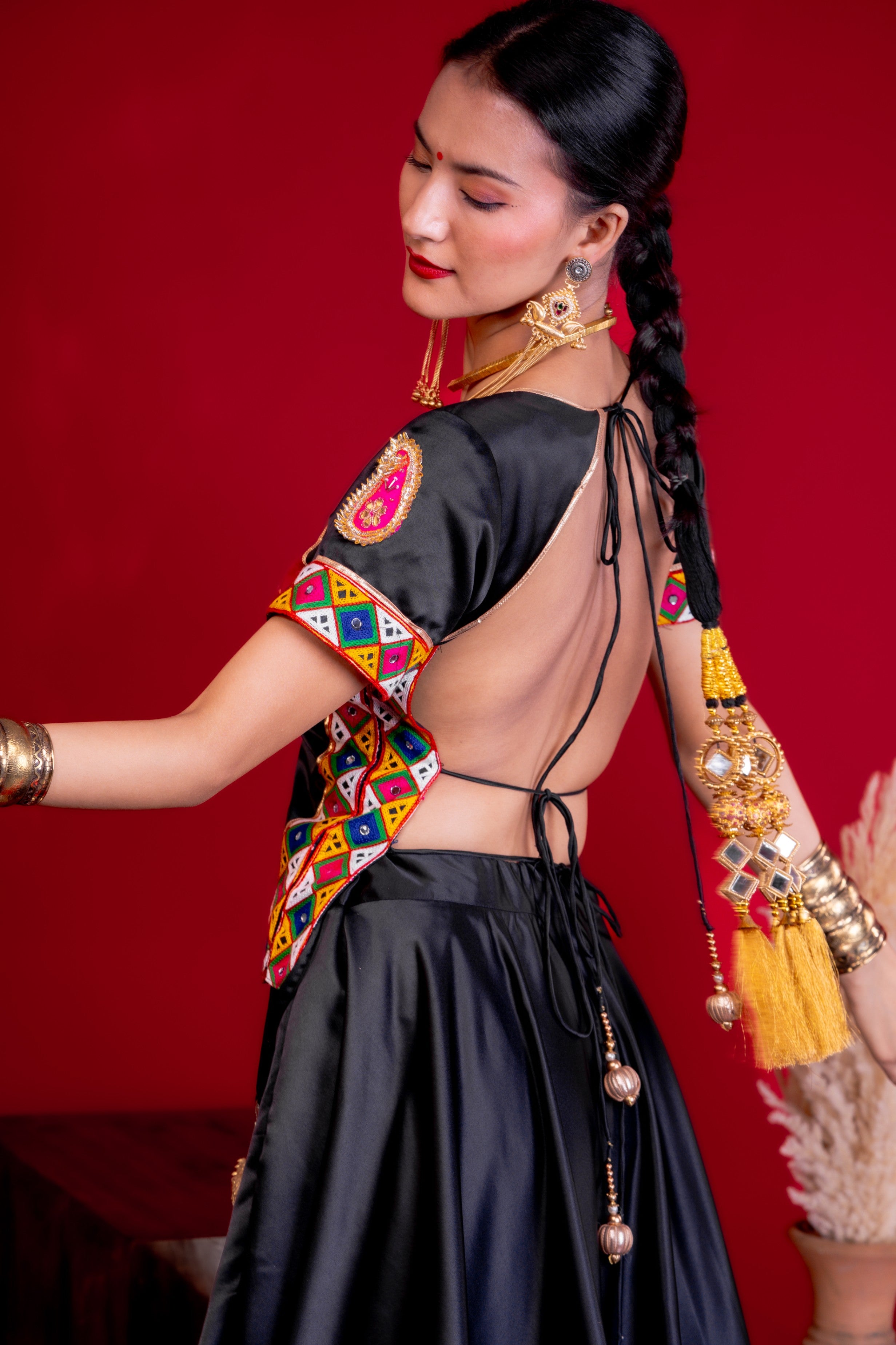 Shringar Rouge Blouse