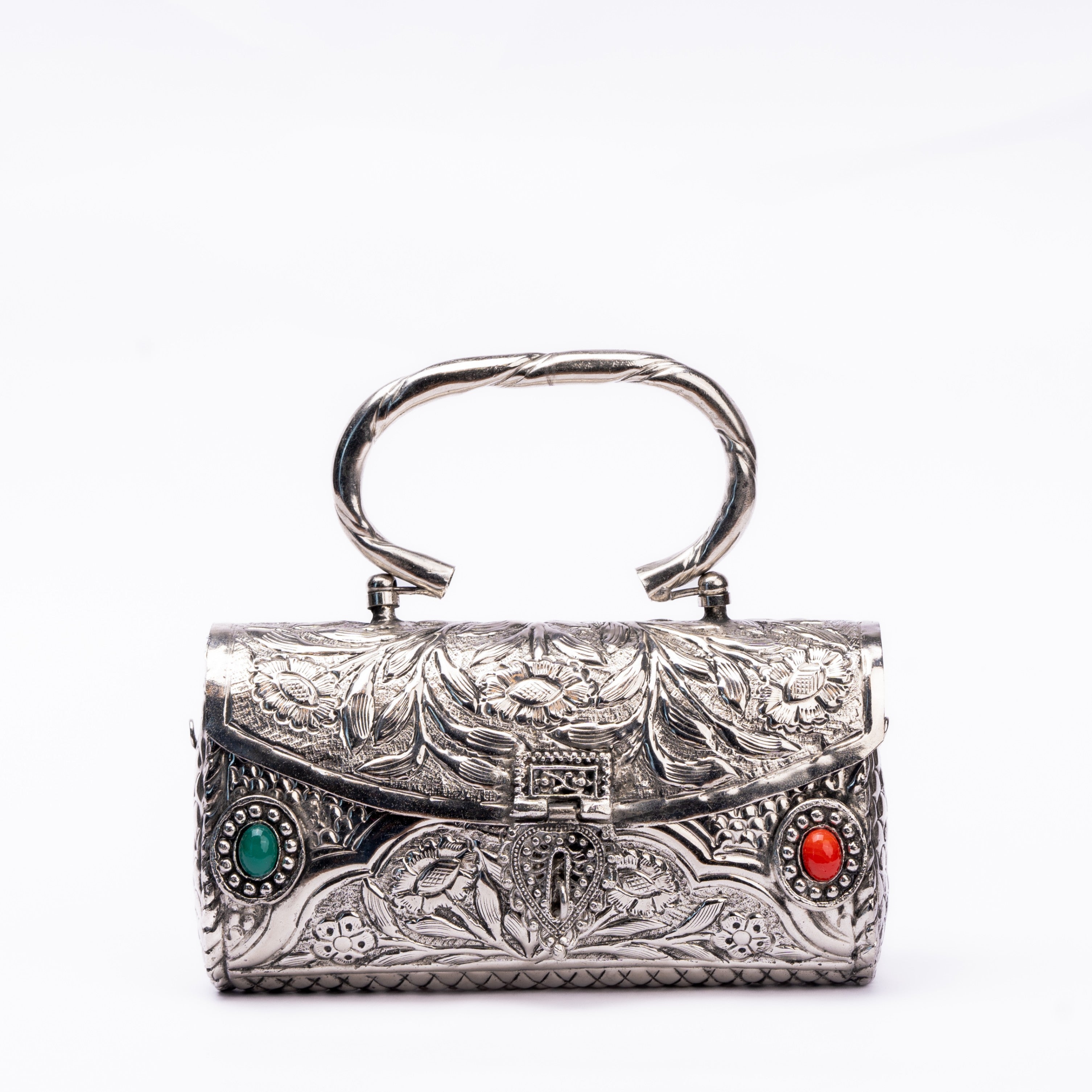 Silver Handcrafted Clutch