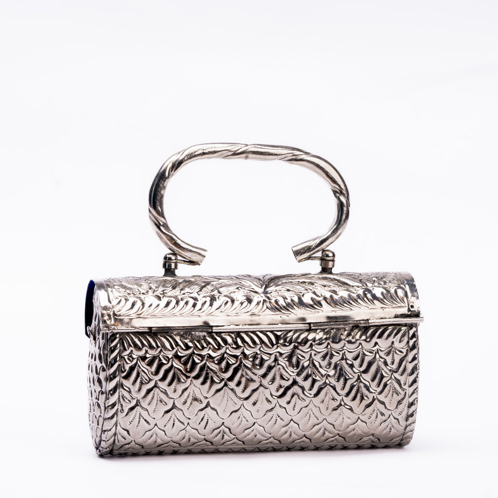 Silver Handcrafted Clutch