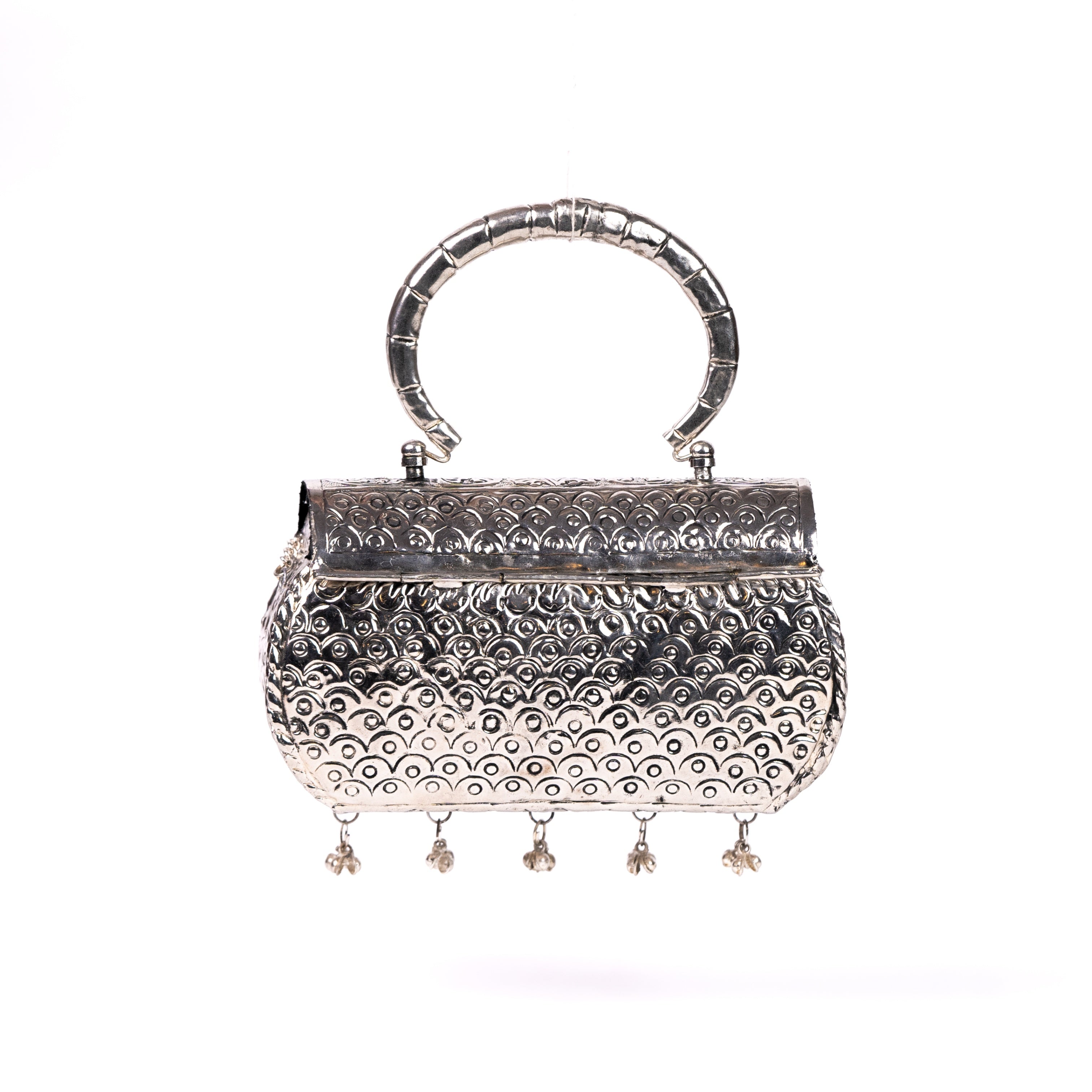 Oxidized Silver Purse