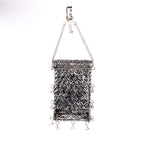 Ethnic Silver Box Bag