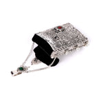 Ethnic Silver Box Bag