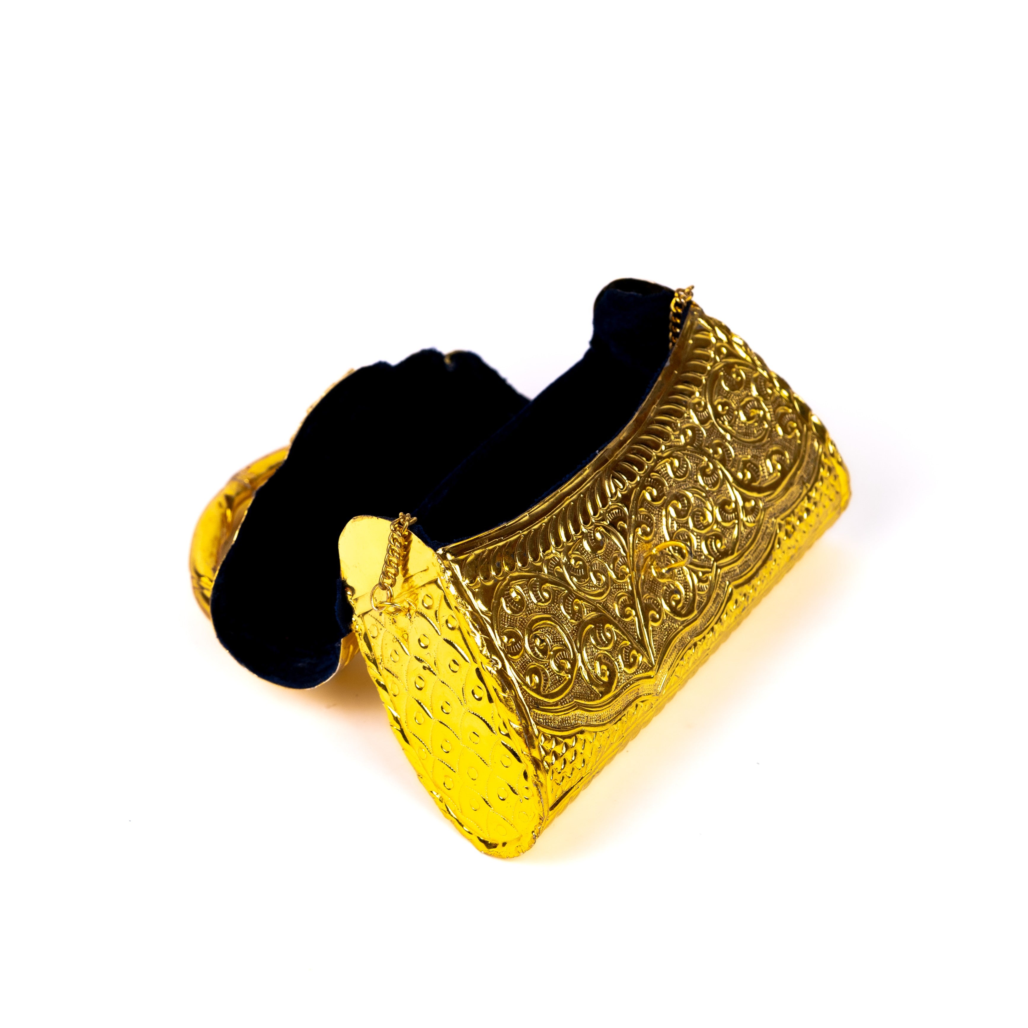 Golden Handcrafted Clutch