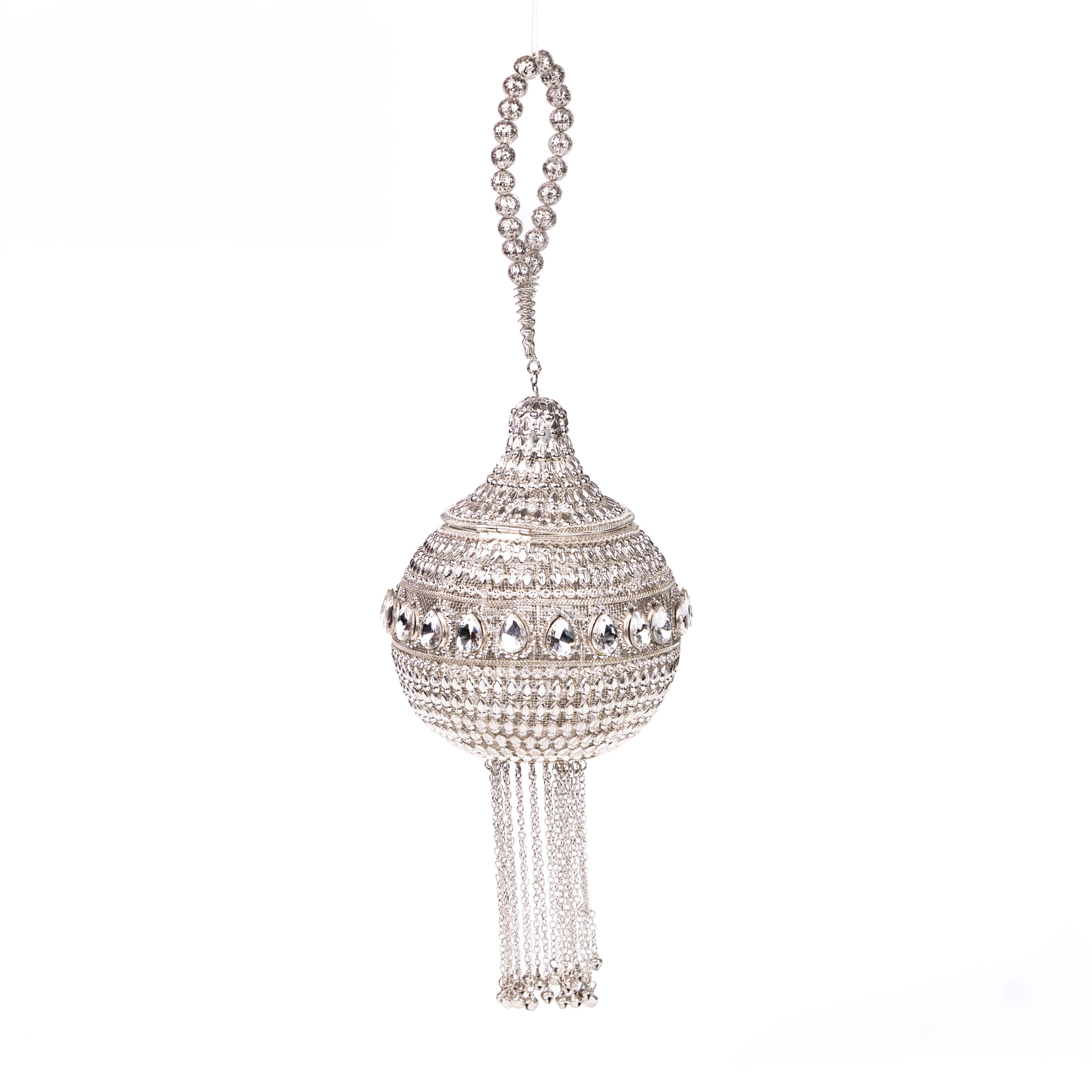 Silver Bloom Potli