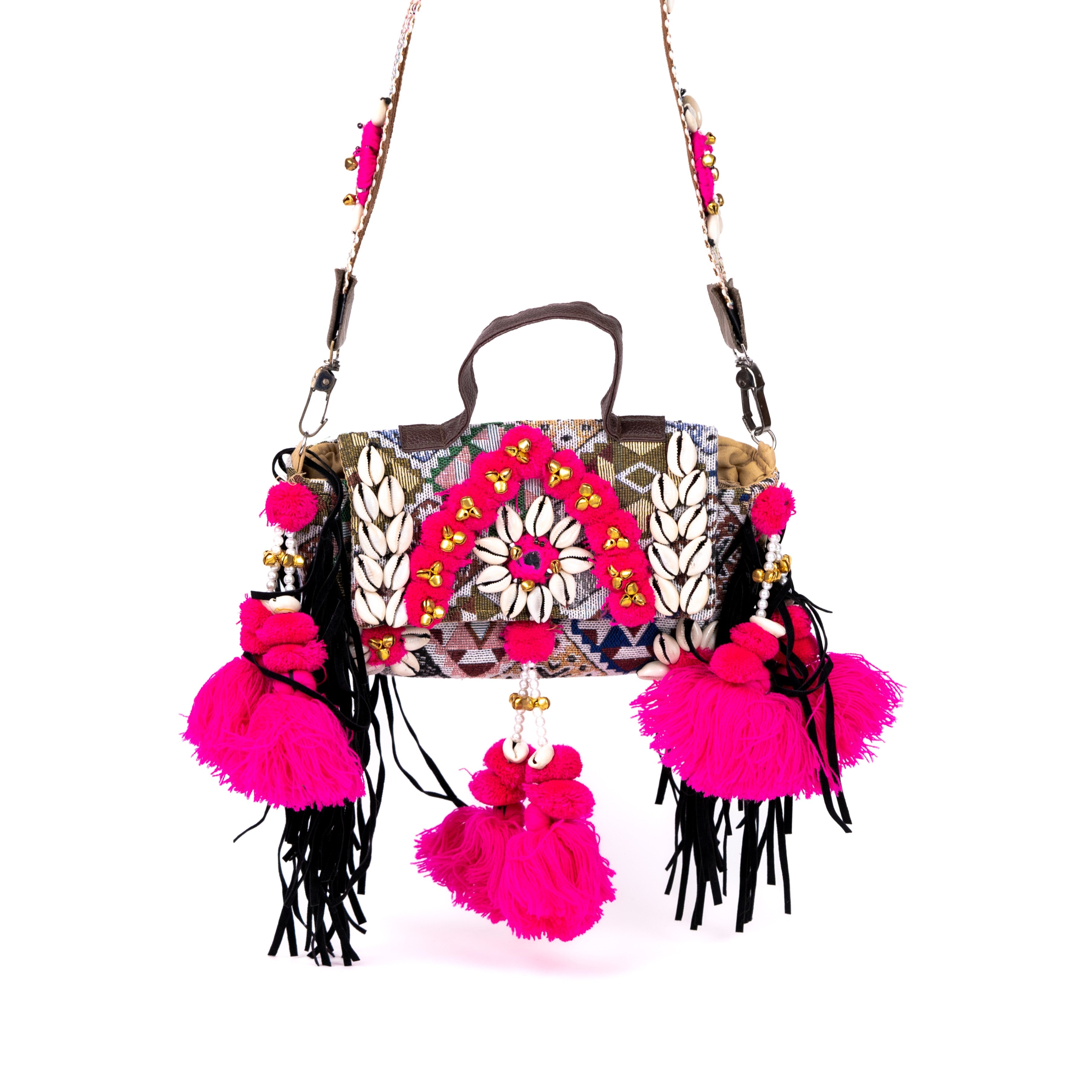 Embroidered Sling Bag