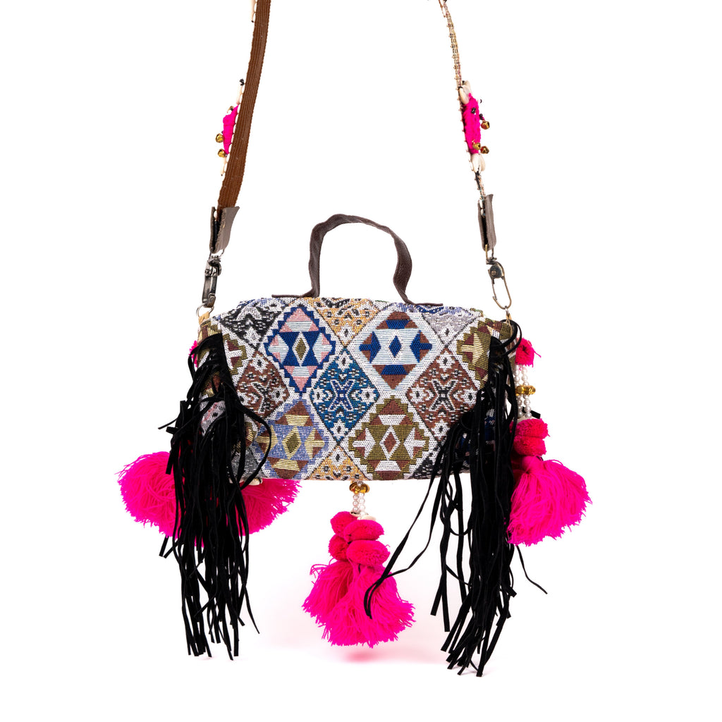 Embroidered Sling Bag