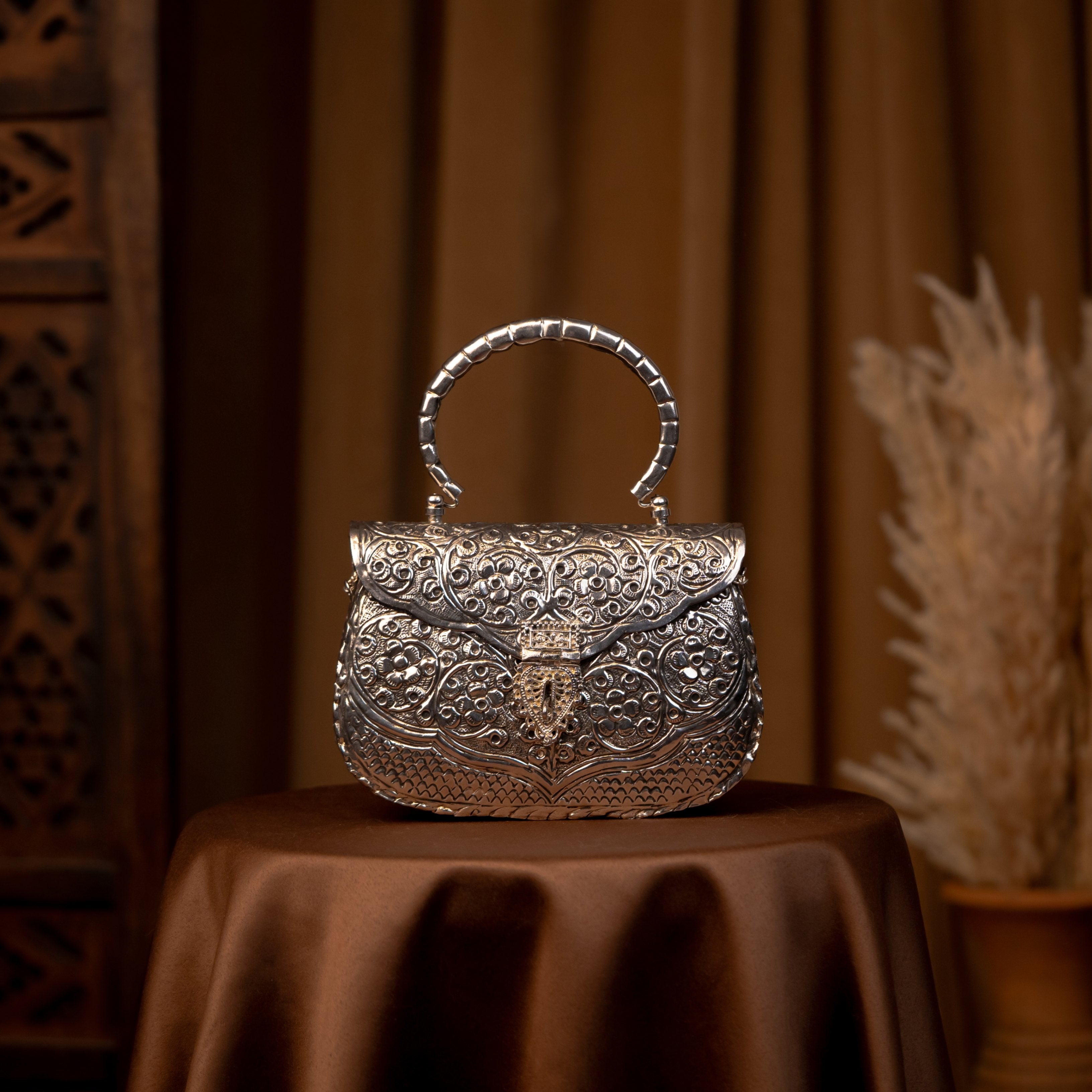 Antique Metal Handbag