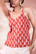 Roohani Rust Kurti