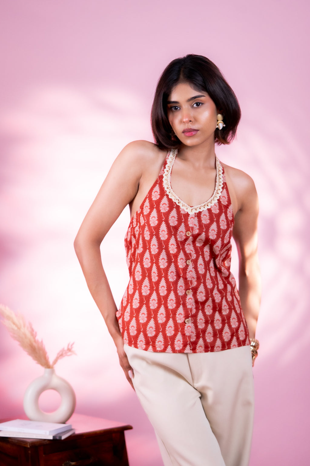 Roohani Rust Kurti