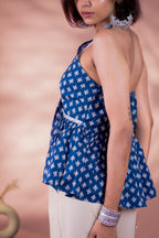 Indigo Ghazal Kurti