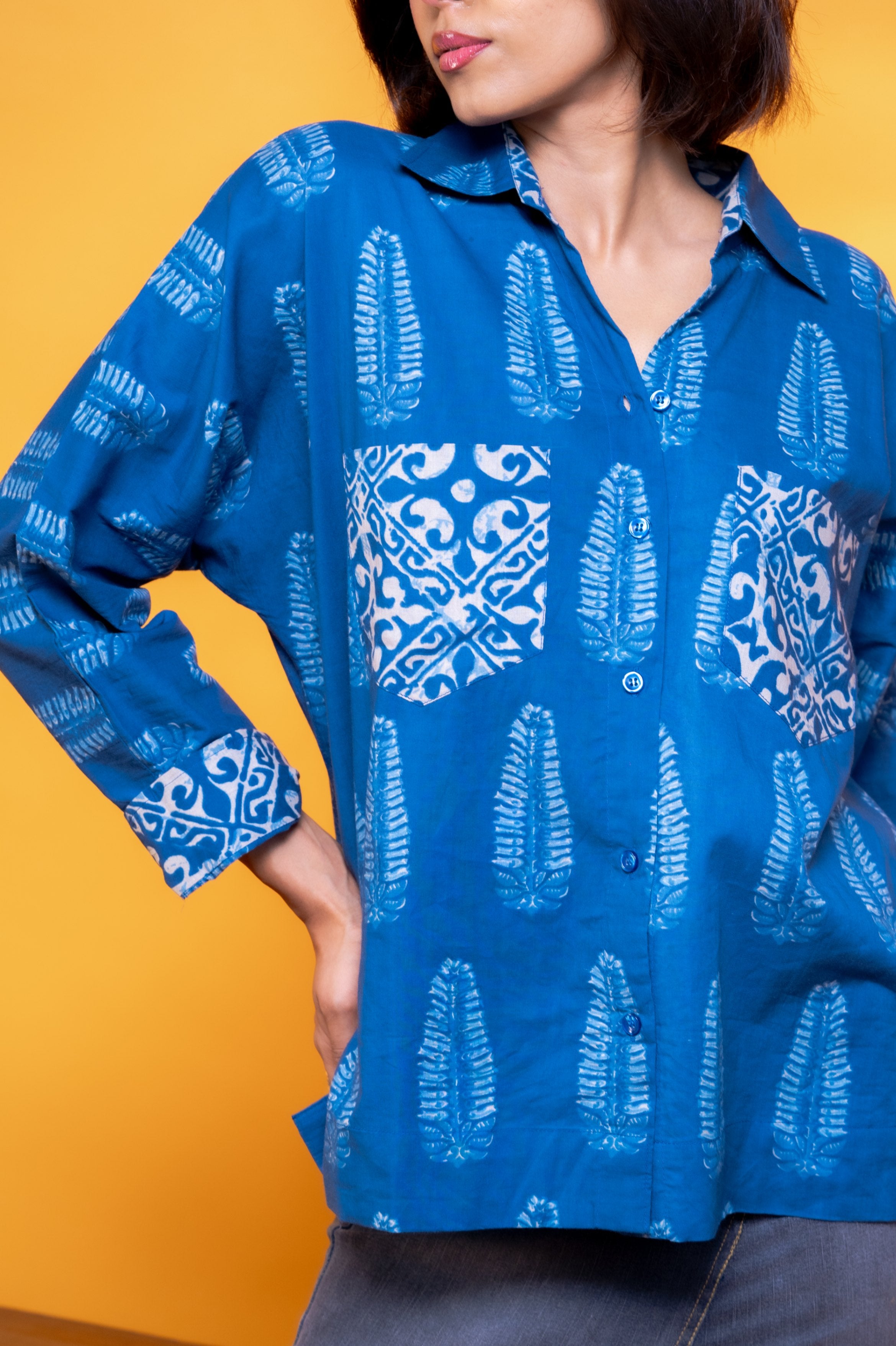 Gul-e-neel Shirt