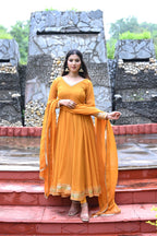 Haldi Noor Anarkali Set