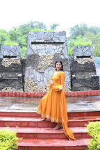 Haldi Noor Anarkali Set