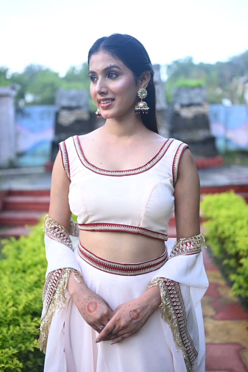 Chandrika Skirt & Cape Set