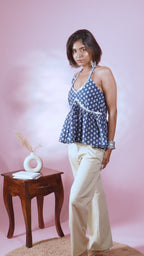 Indigo Ghazal Kurti