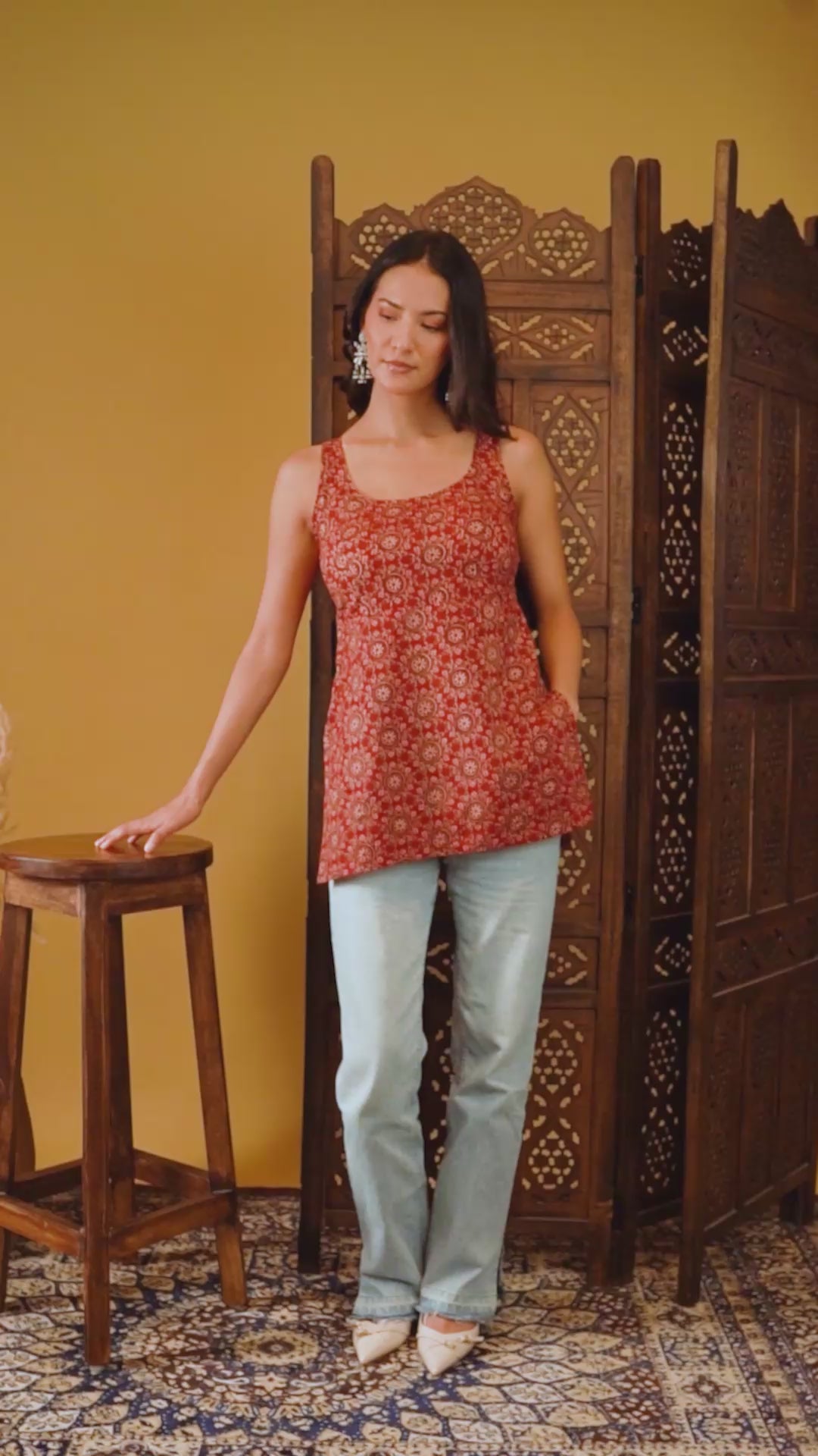 Gulmohar Days Kurti