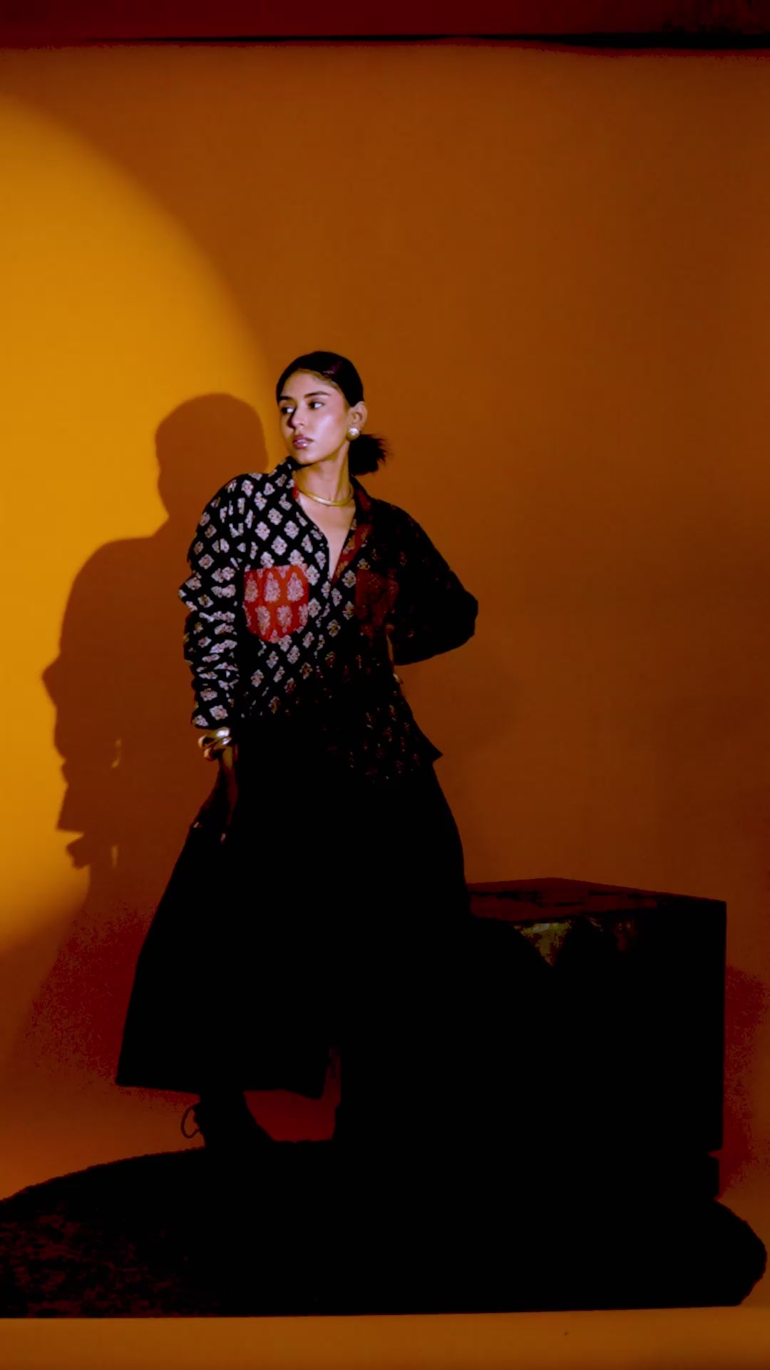 Kalamkari Noir Shirt